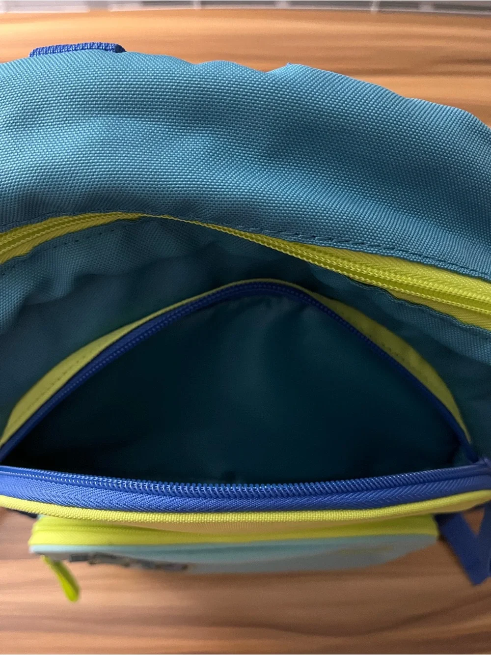 Target Cat & Jack Kids’ Colorblock Removable Patches Two Pocket 16” Backpack